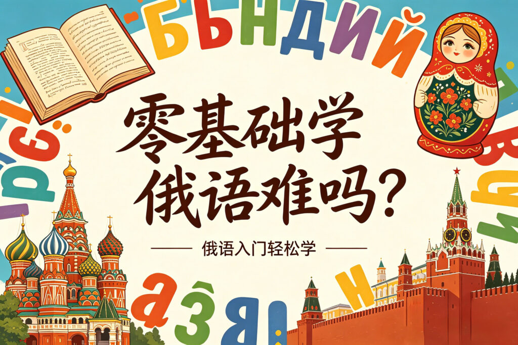 零基础学俄语难吗？丝绸之路学院俄语学习优势分析