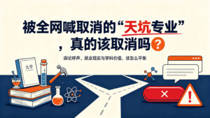 被全网喊取消的 “天坑专业”，真的该取消吗